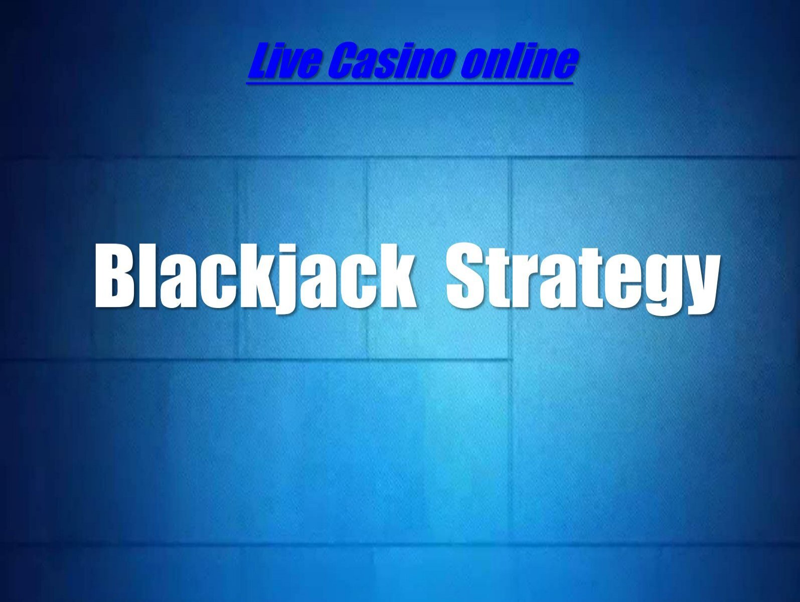 Blackjack Strategy Deutsch