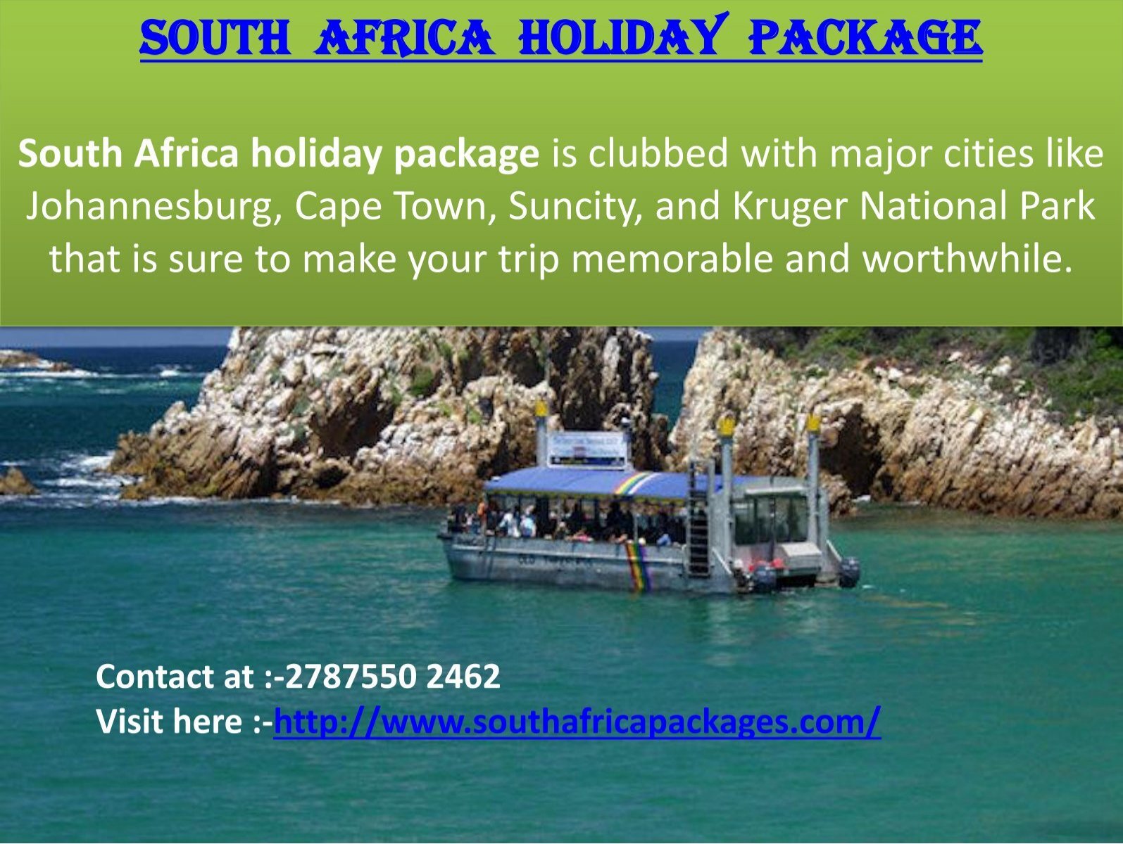 package tour south africa