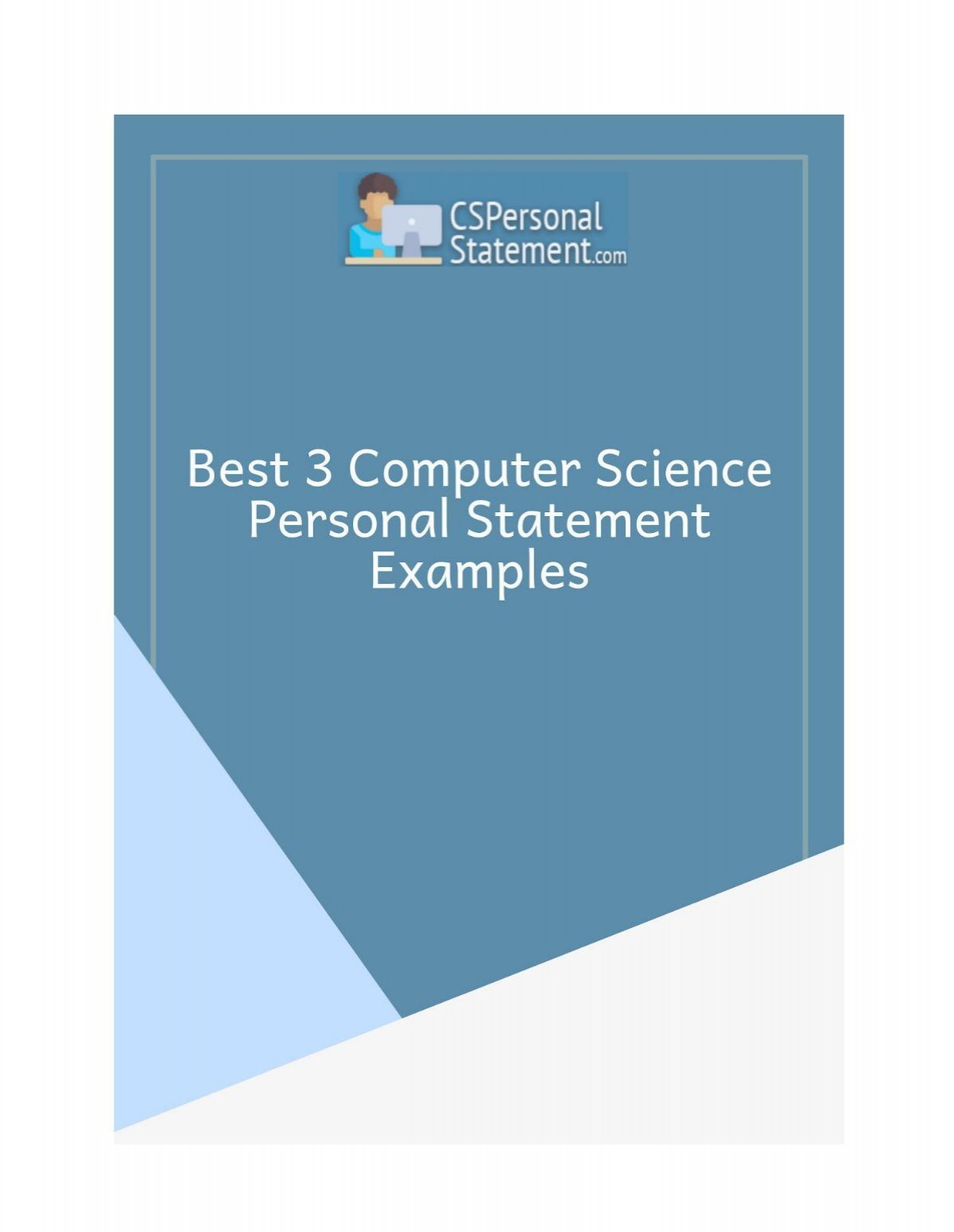 computer science personal statement examples cambridge