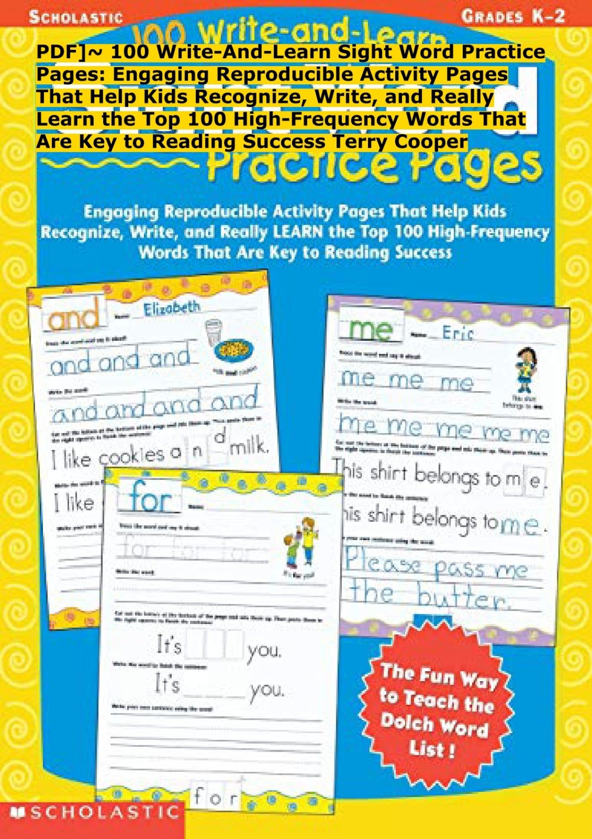 pdf-100-write-and-learn-sight-word-practice-pages-engaging