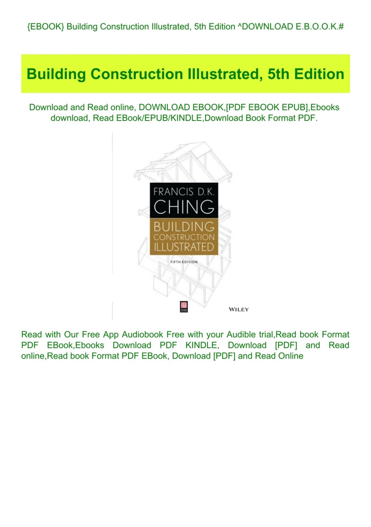 Design Drawing Ching Pdf Free Download