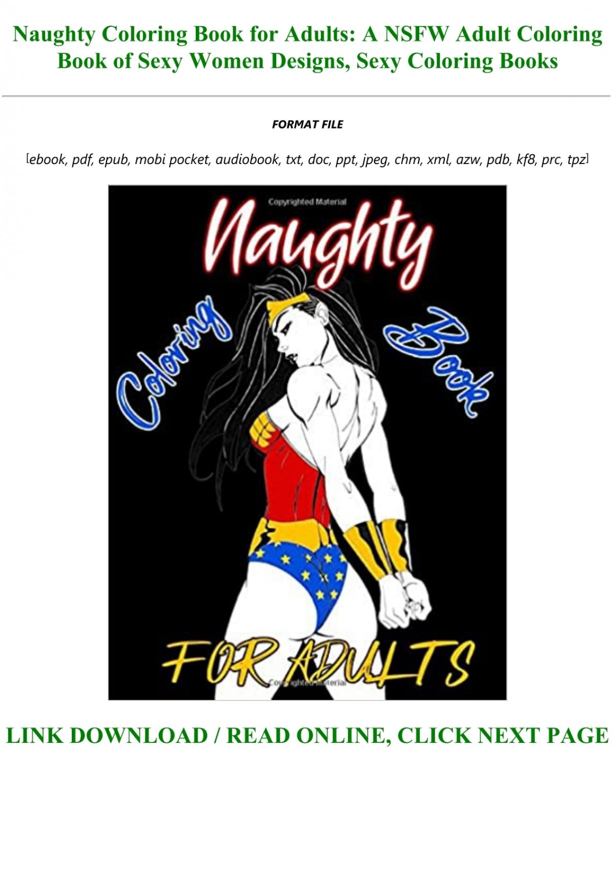 Download P D F D O W N L O A D Naughty Coloring Book For Adults A Nsfw Adult Coloring Book Of Sexy Women Designs Sexy Coloring Books Txt Pdf Epub