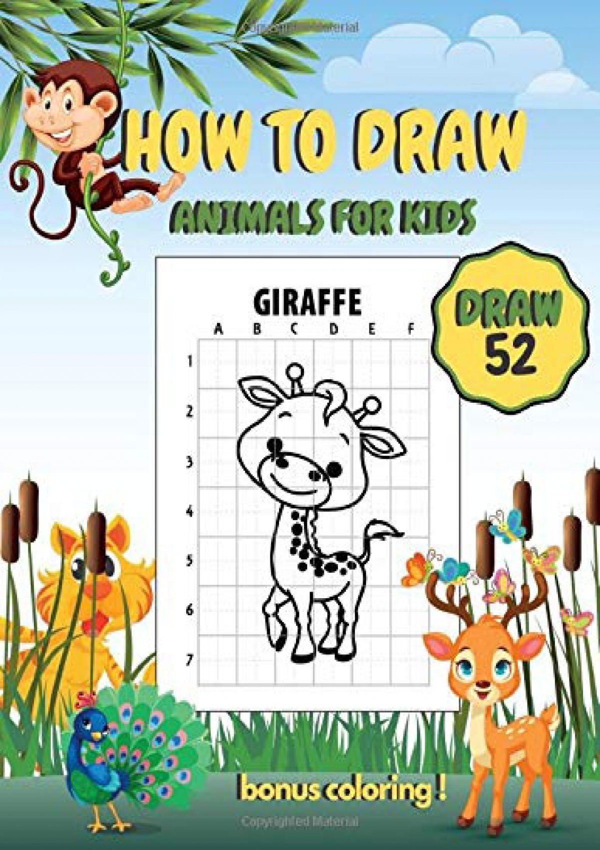 PDF: Draw 52 How To Draw Animals For Kids: A Fun and Simple Drawing and