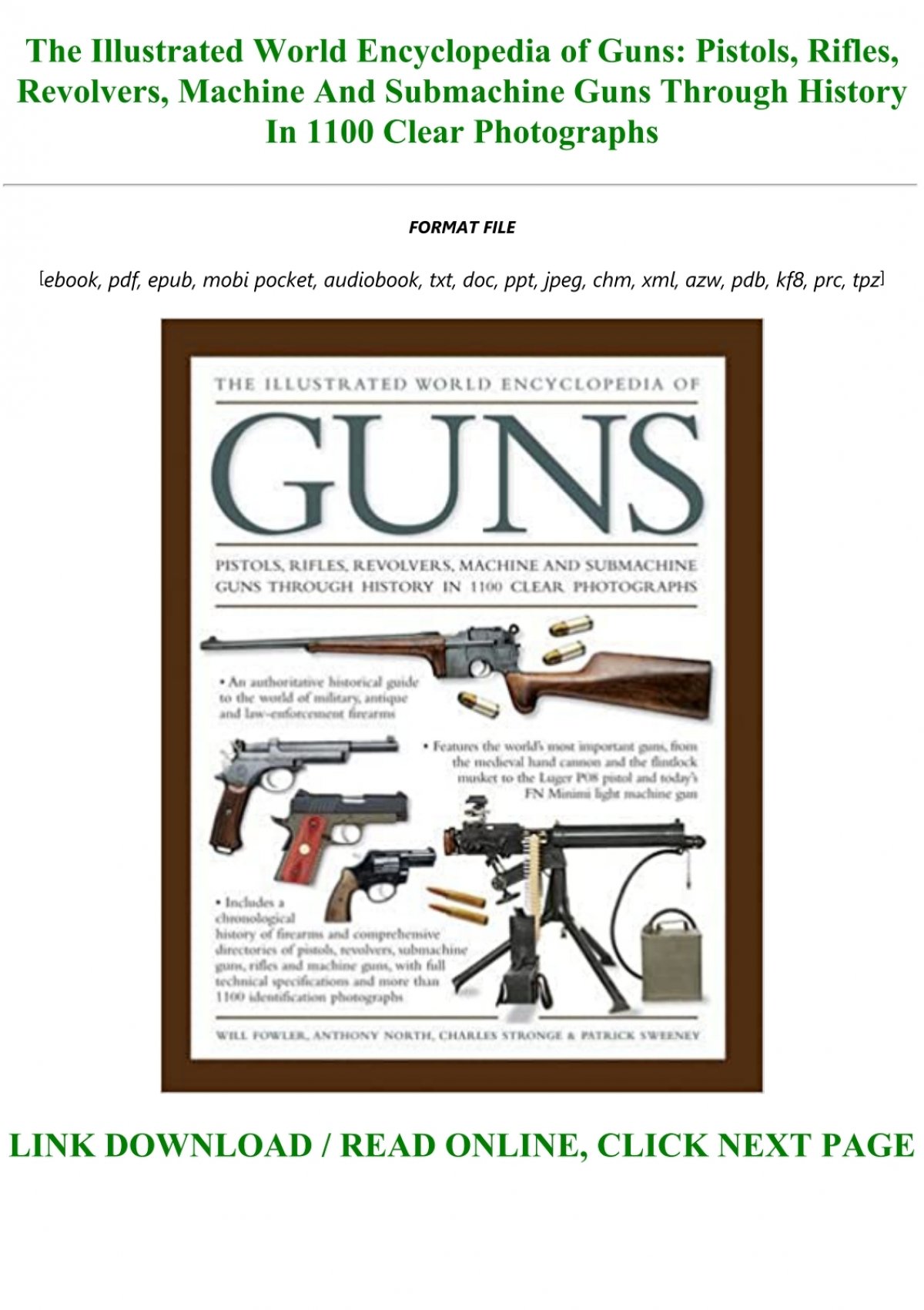 the illustrated world encyclopedia of guns free download