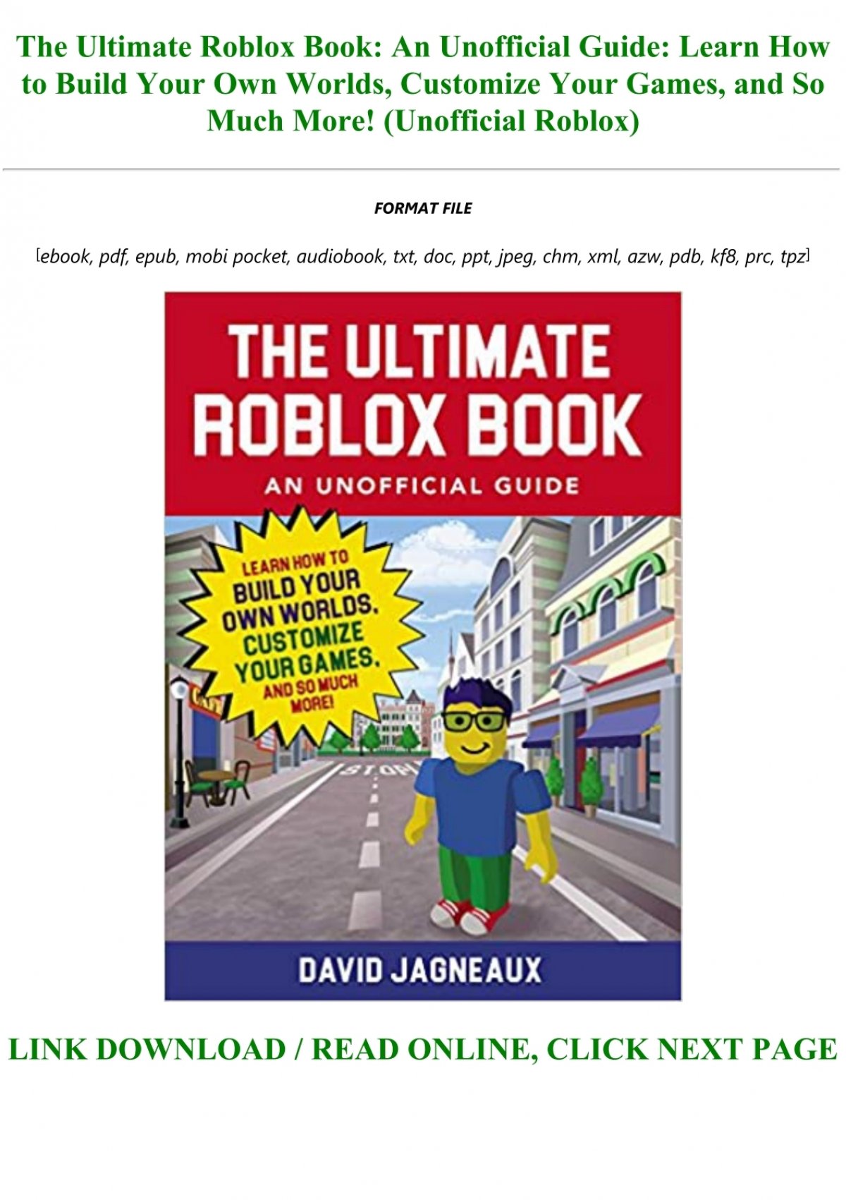 Read Book The Ultimate Roblox Book An Unofficial Guide Learn How To Build Your Own Worlds Customize Your Games And So Much More Unofficial Roblox Full Acces - roblox hacks meme roblox free build