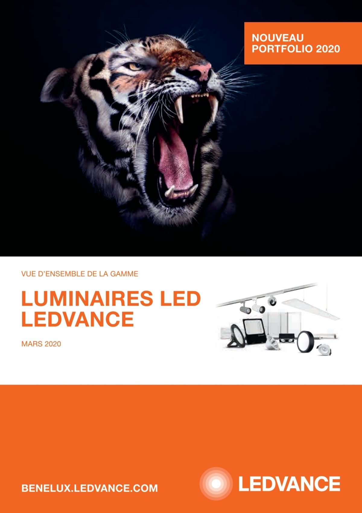 Luminaire étanche LED avec 5700 lumens Lux-may