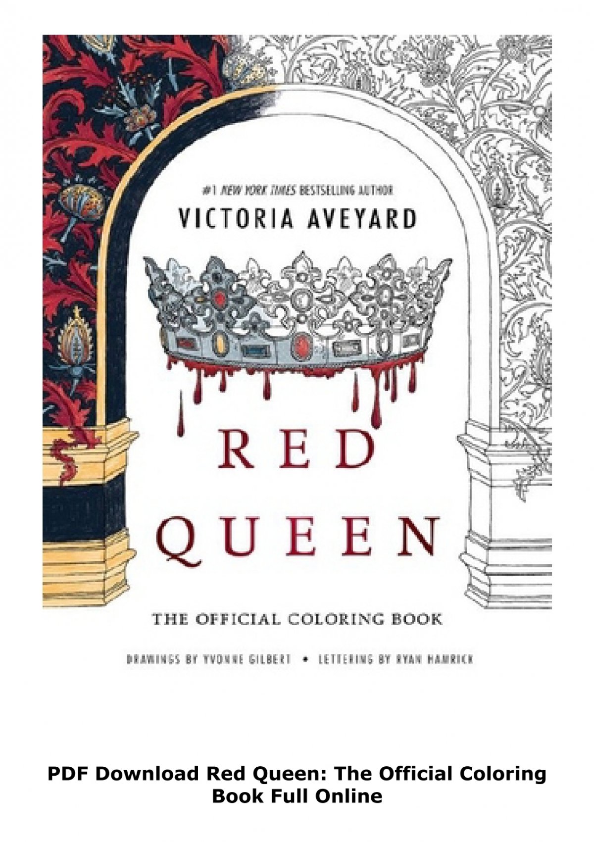 Download Pdf Download Red Queen The Official Coloring Book Full Online