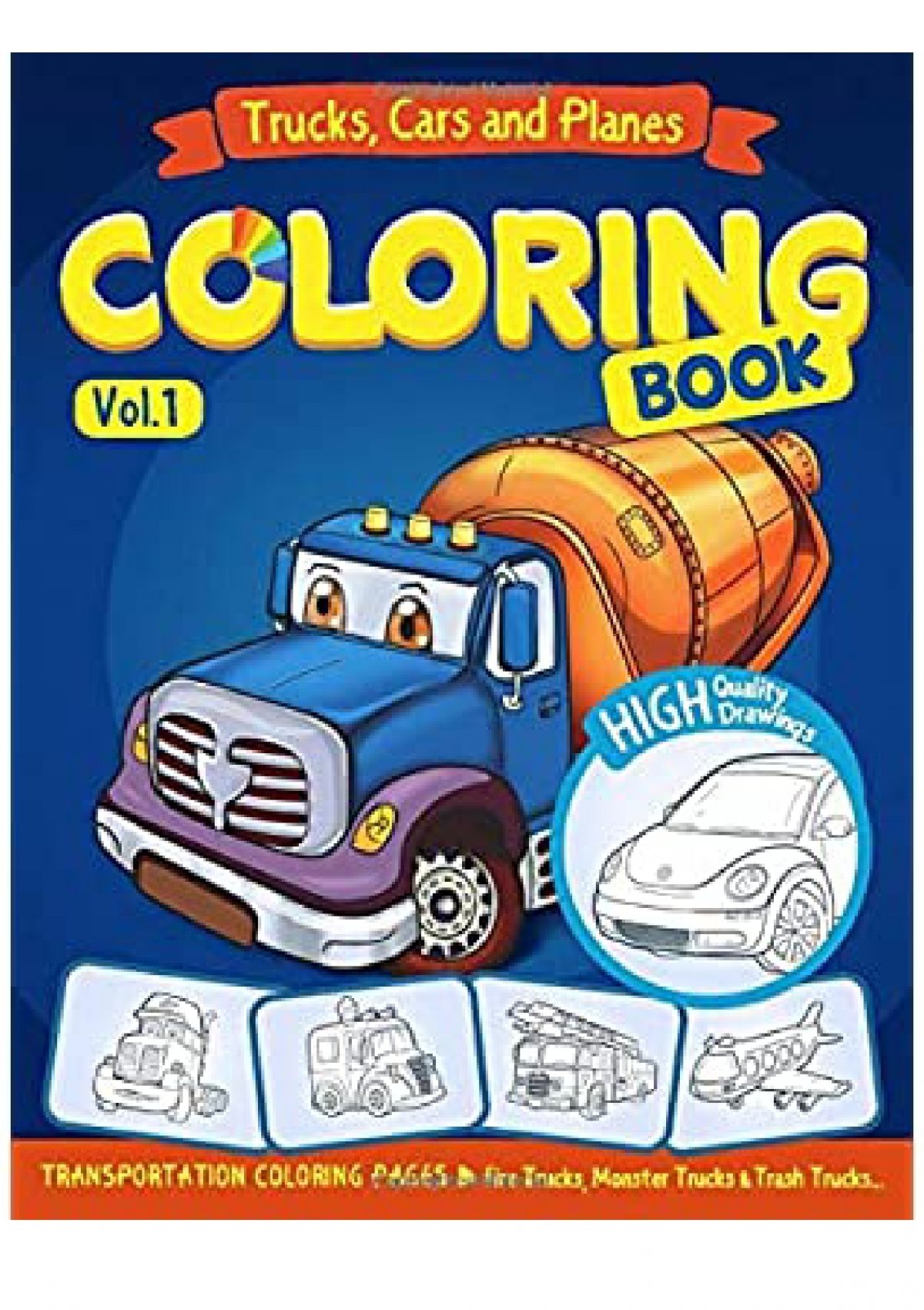 Download Pdf Full Trucks Planes And Cars Coloring Book Cars Coloring Book For Kids Amp