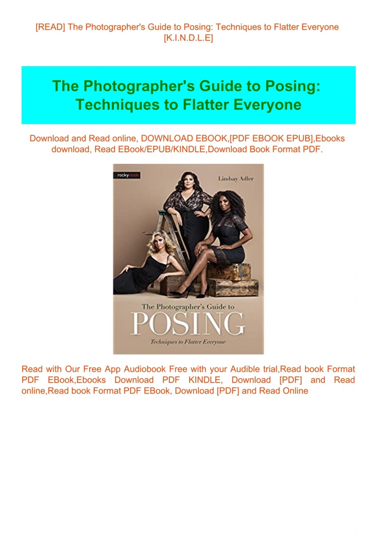 Full-Figured and Fabulous Posing Guide - Learn with Lindsay Adler