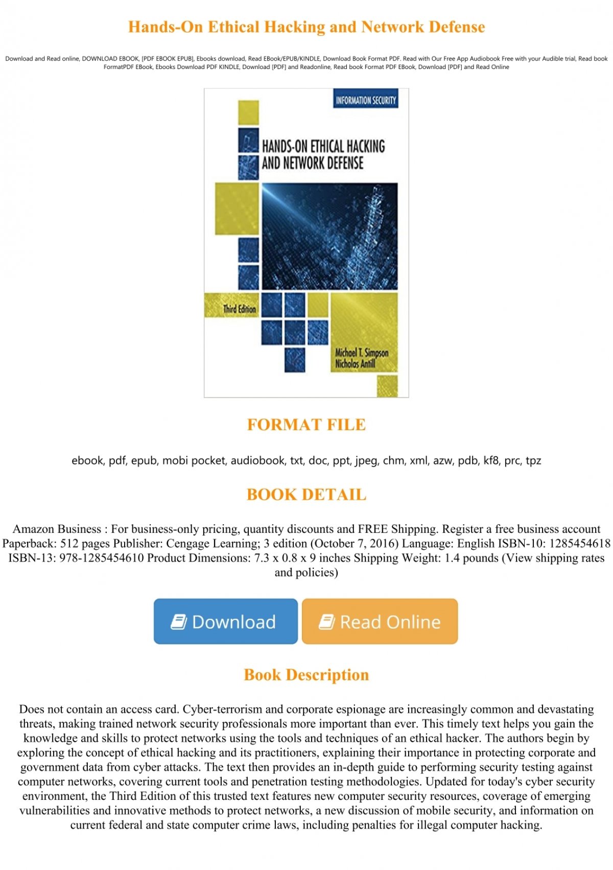 Ethical Hacking Free Pdf Download