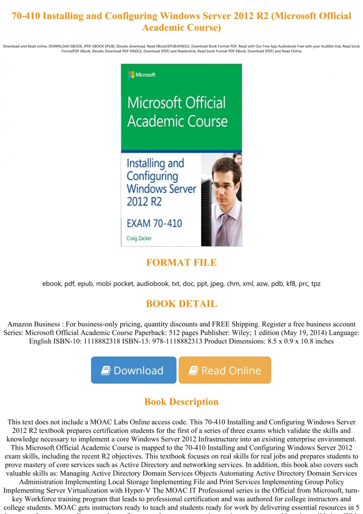 Pdf Download 70 410 Installing And Configuring Windows Server 2012 R2 Microsoft Official 7801