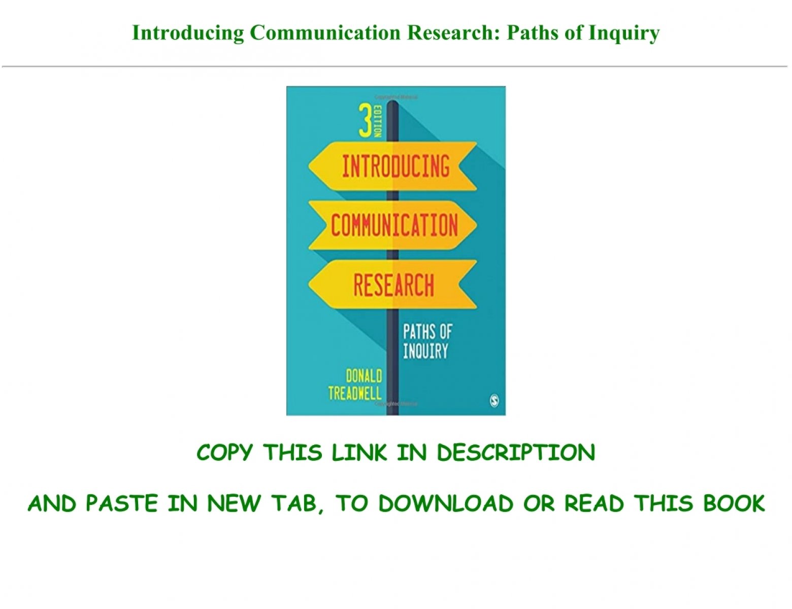 introducing communication research paths of inquiry filetype pdf