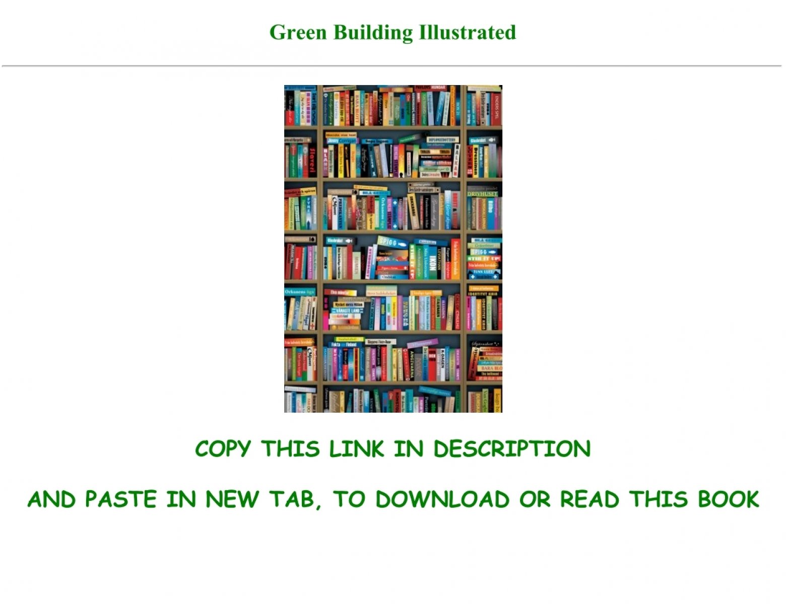green building illustrated pdf download