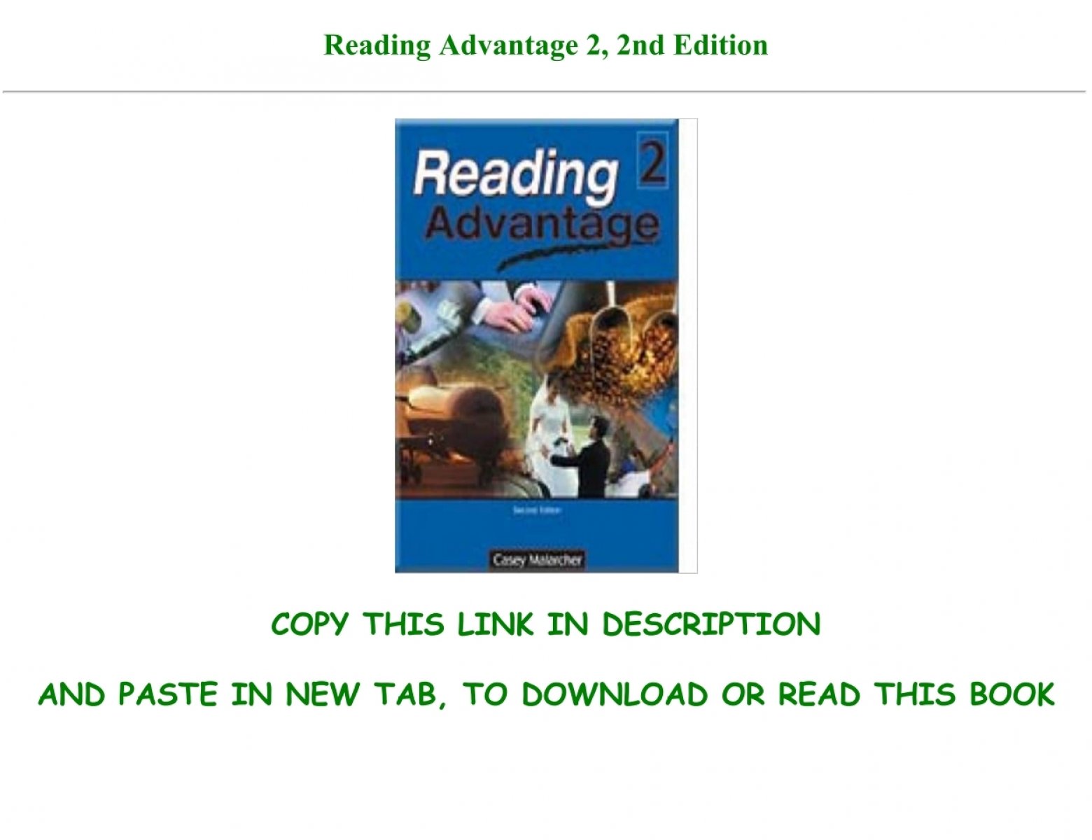 GET] PDF Reading Advantage 2, 2nd Edition Full Pages