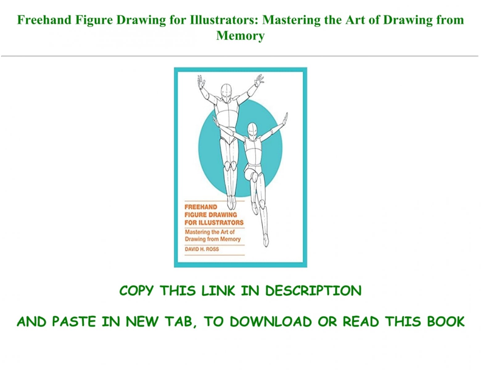 freehand figure drawing for illustrators pdf download