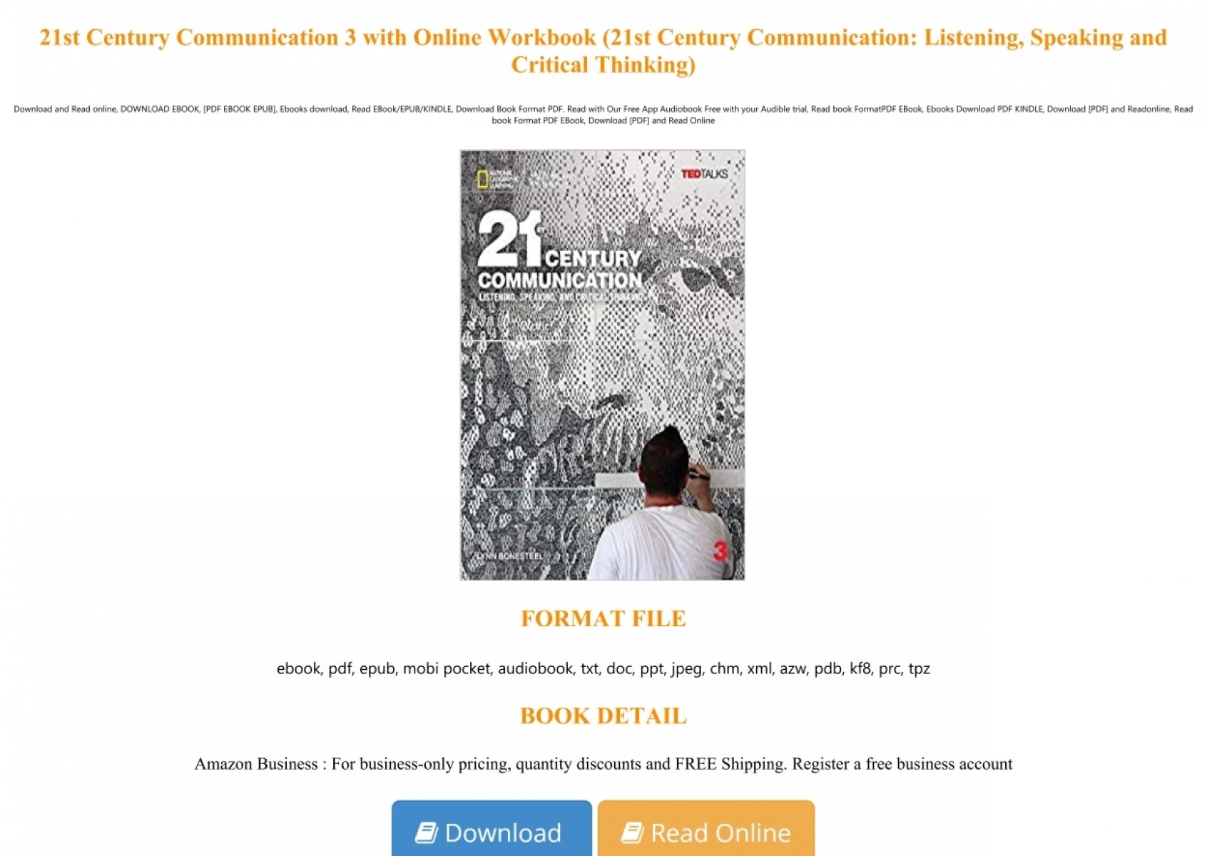 21st century communication 3 listening speaking and critical thinking pdf