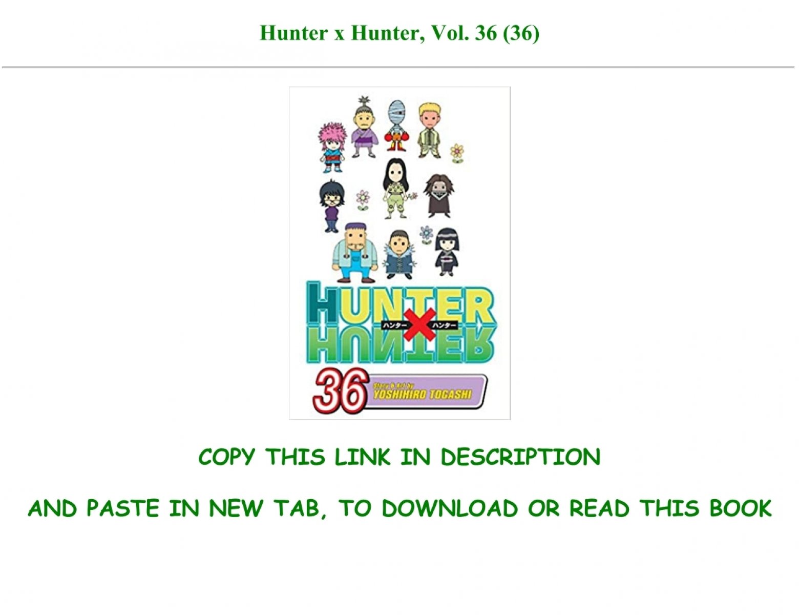 Pdf Download Hunter X Hunter Vol 36 36 For Any Device