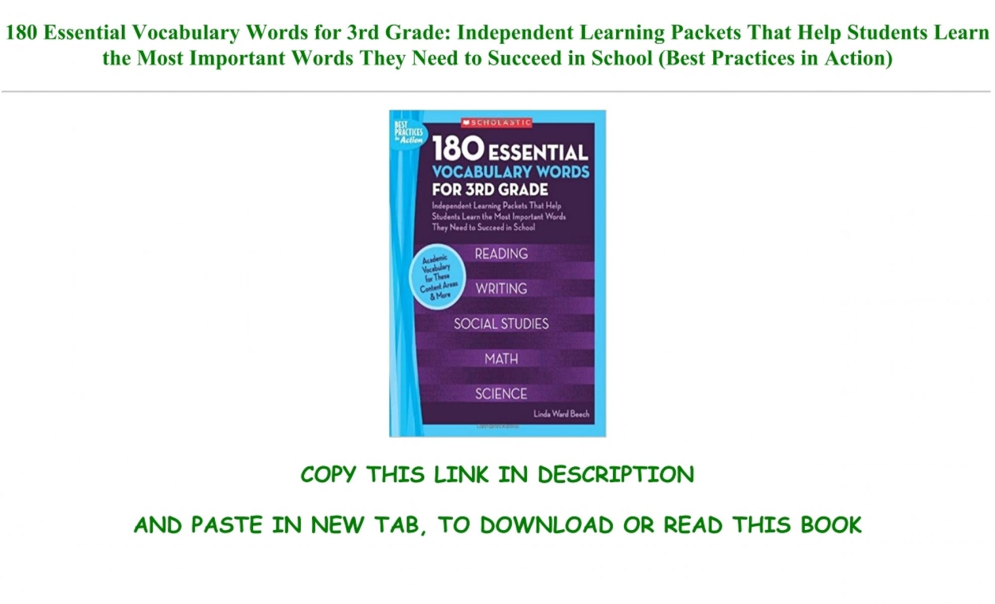 download-pdf-180-essential-vocabulary-words-for-3rd-grade-independent-learning-packets-that