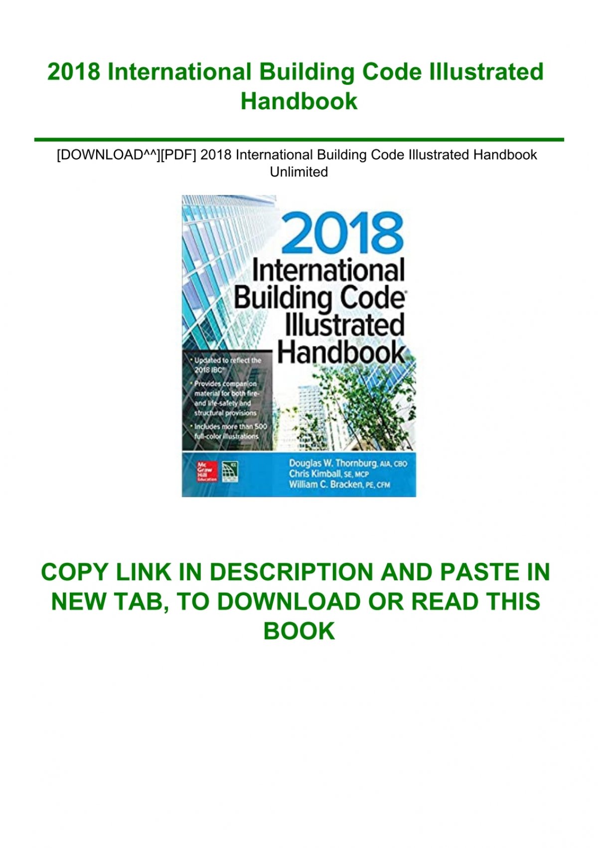 international building code illustrated handbook pdf free download