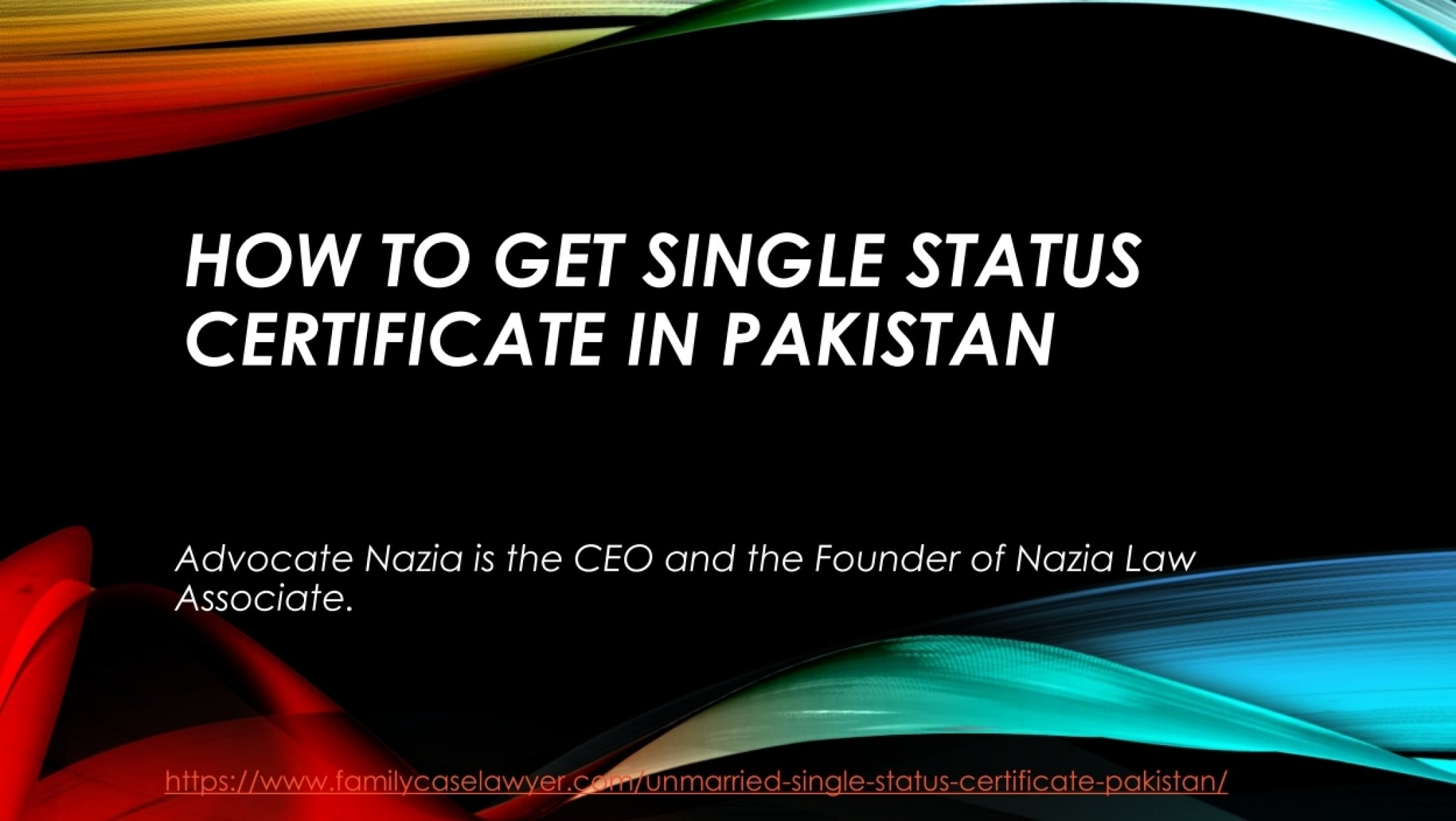 Let Guide The People On How To Get Single Status Certificate In Pakistan