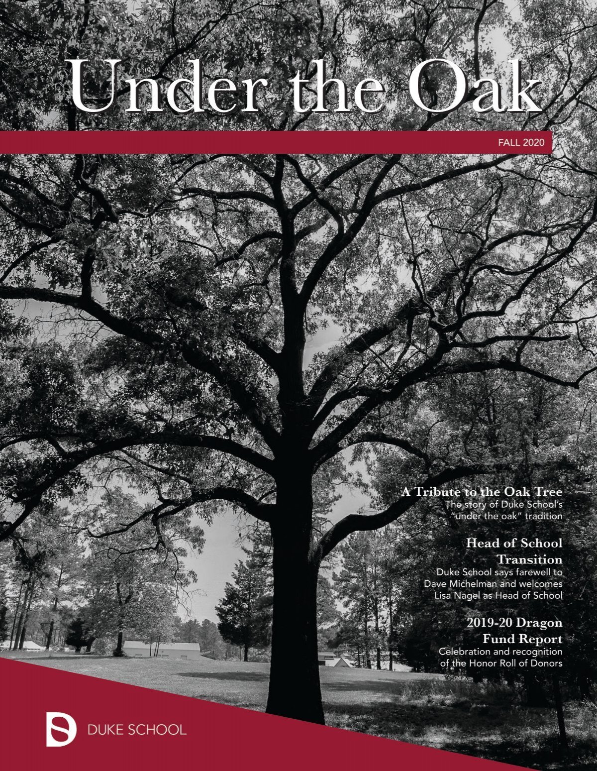 Duke School Under the Oak Magazine, Fall 2020