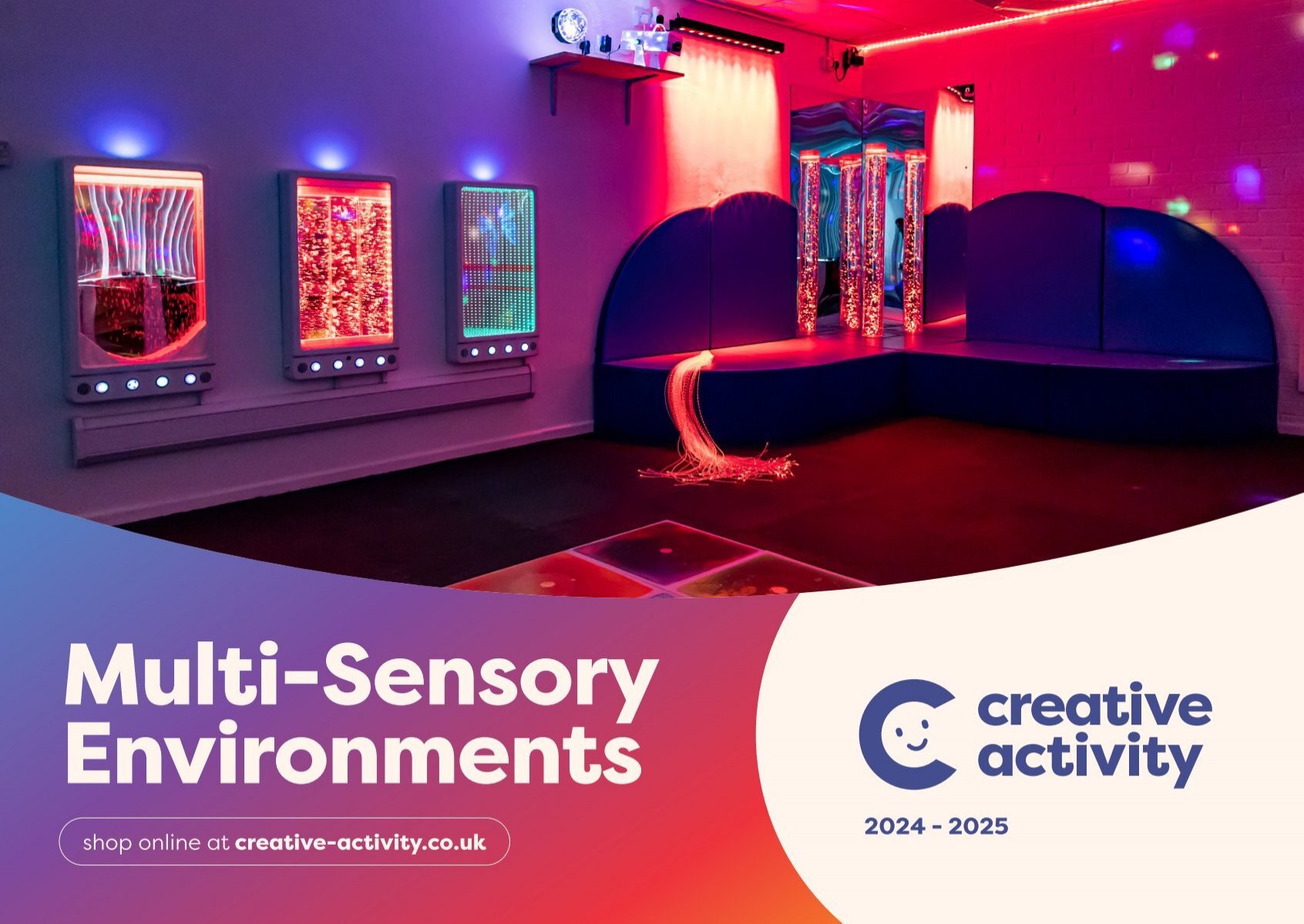 Wall Decor Plus More Sensory Path Floor Decal Vinyl Stickers School Art for  Hallway Movement Maze 9 Activities Primary Colors