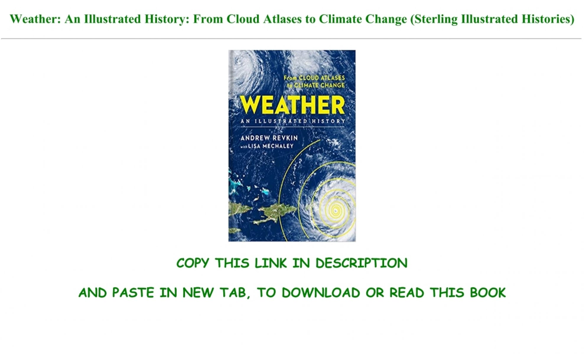 weather an illustrated history free pdf download mobi