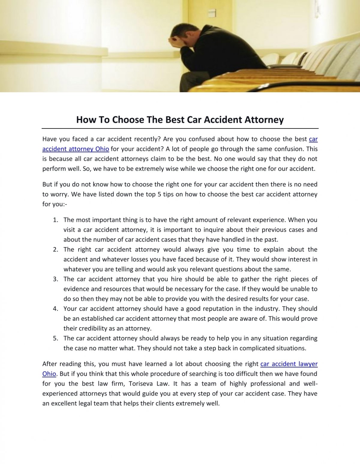 How To Choose The Best Car Accident Attorney 5838