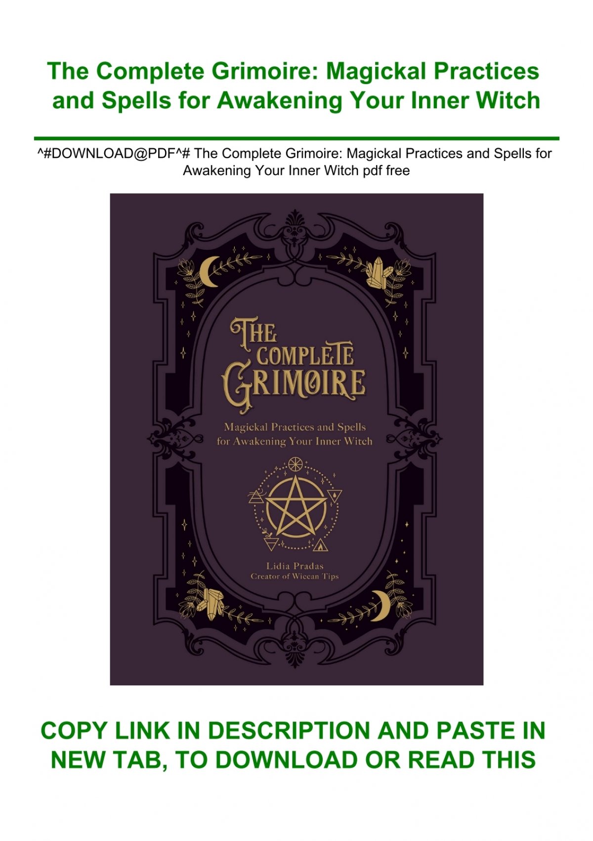 The Complete Grimoire: Magickal Practices and Spells for Awakening You –  Pandora Witch Shop