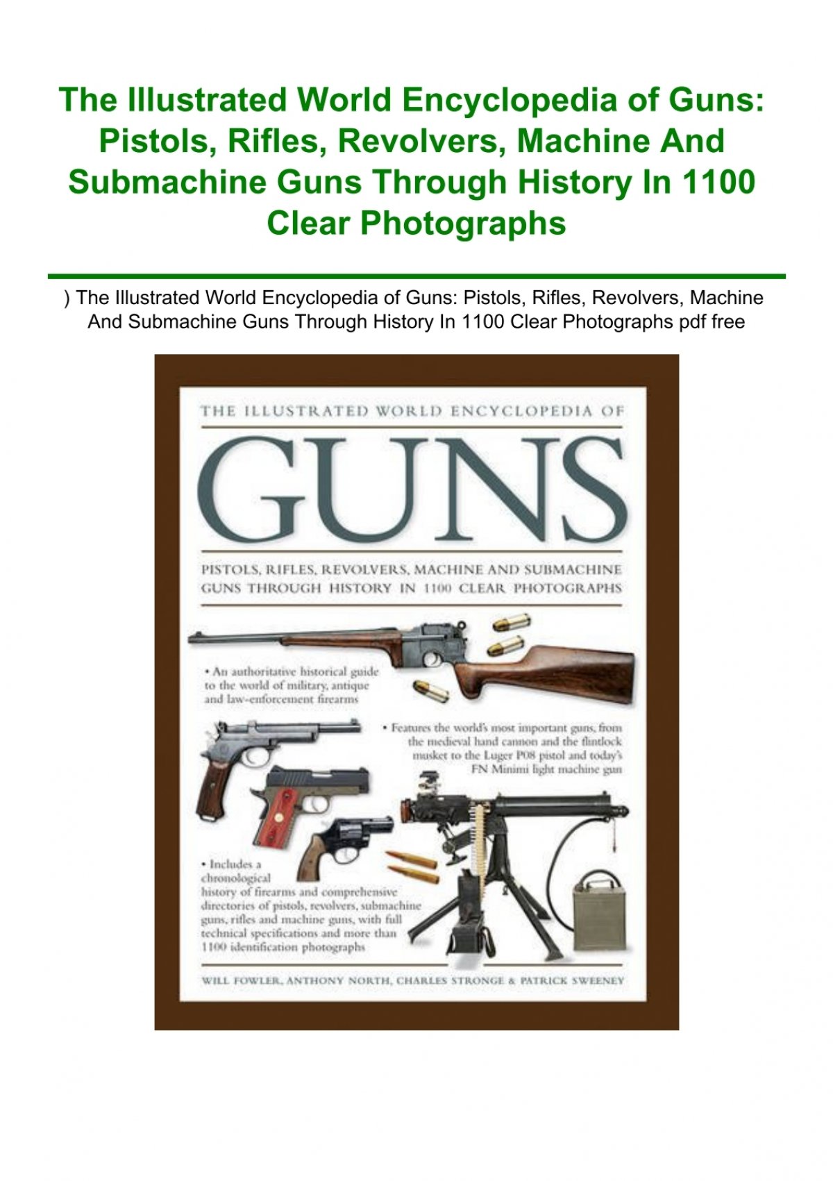 the illustrated world encyclopedia of guns download