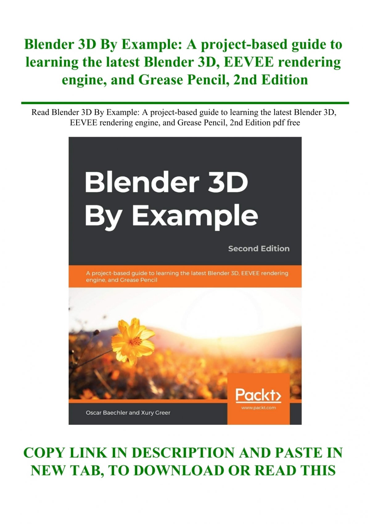 blender 3d by example pdf download