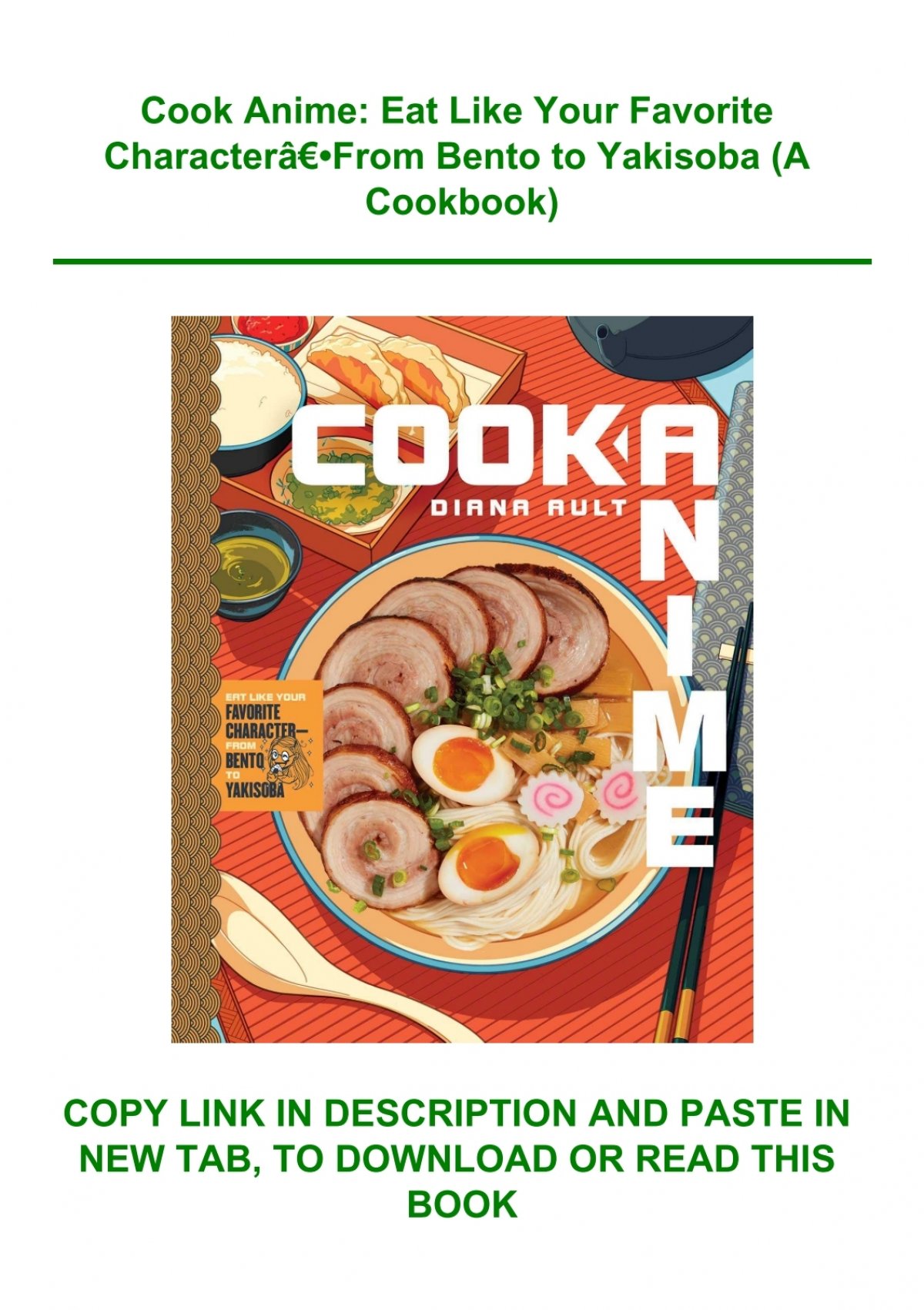 The Anime Chef Cookbook 50 Iconic Dishes from Your Favorite Anime by  Nadine Estero  9781631068669  Booktopia