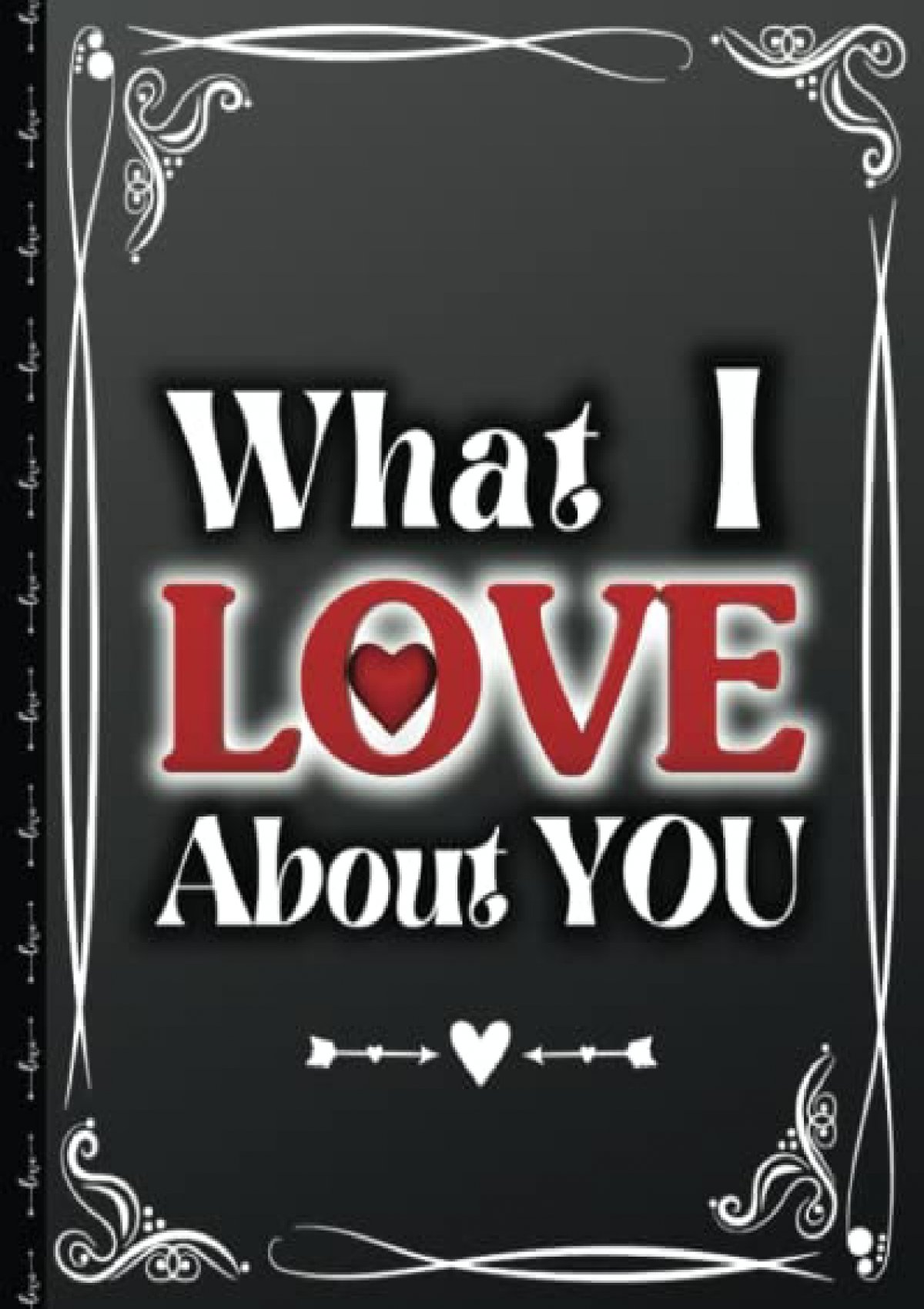 My Love, I Love You Because: What I love about you, MY LOVE – Fill in the  blanks LOVE book (red hearts)