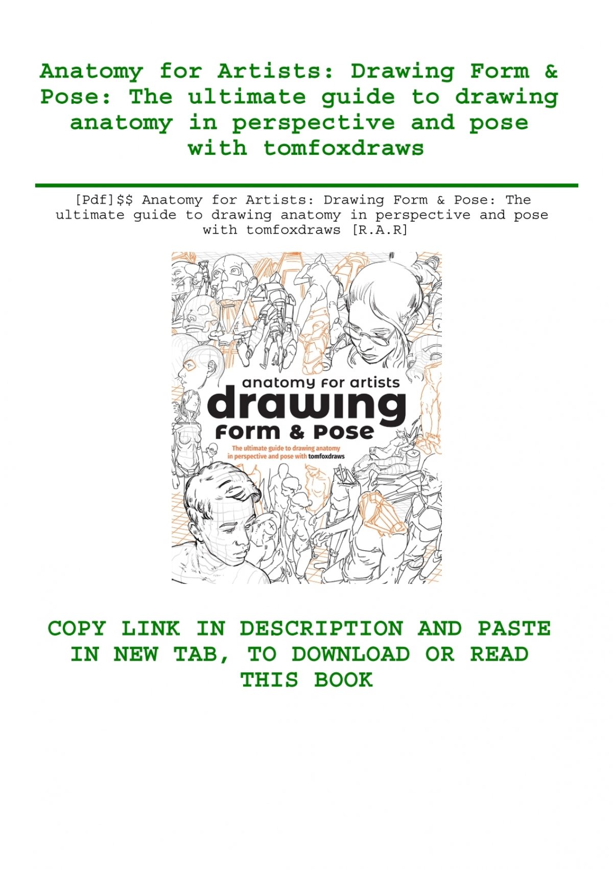 pdf-anatomy-for-artists-drawing-form-pose-the-ultimate-guide-to