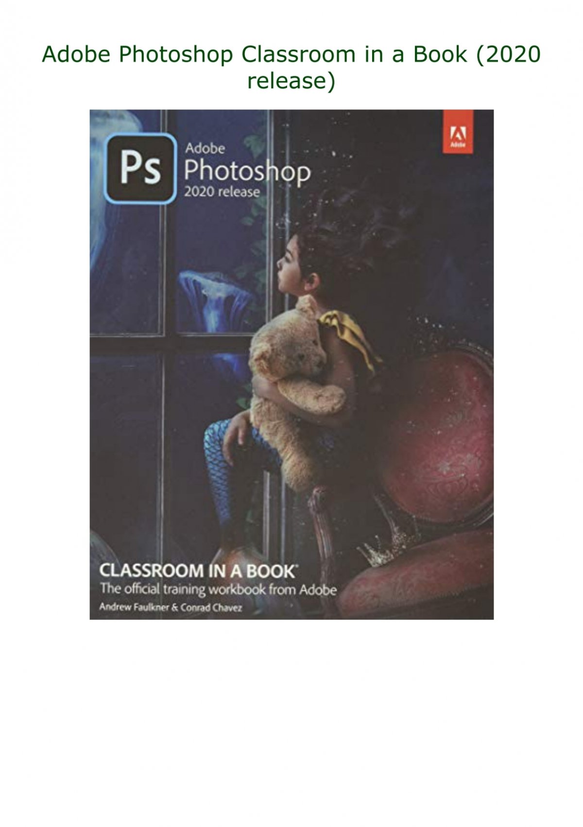 adobe photoshop classroom in a book 2020 release pdf download