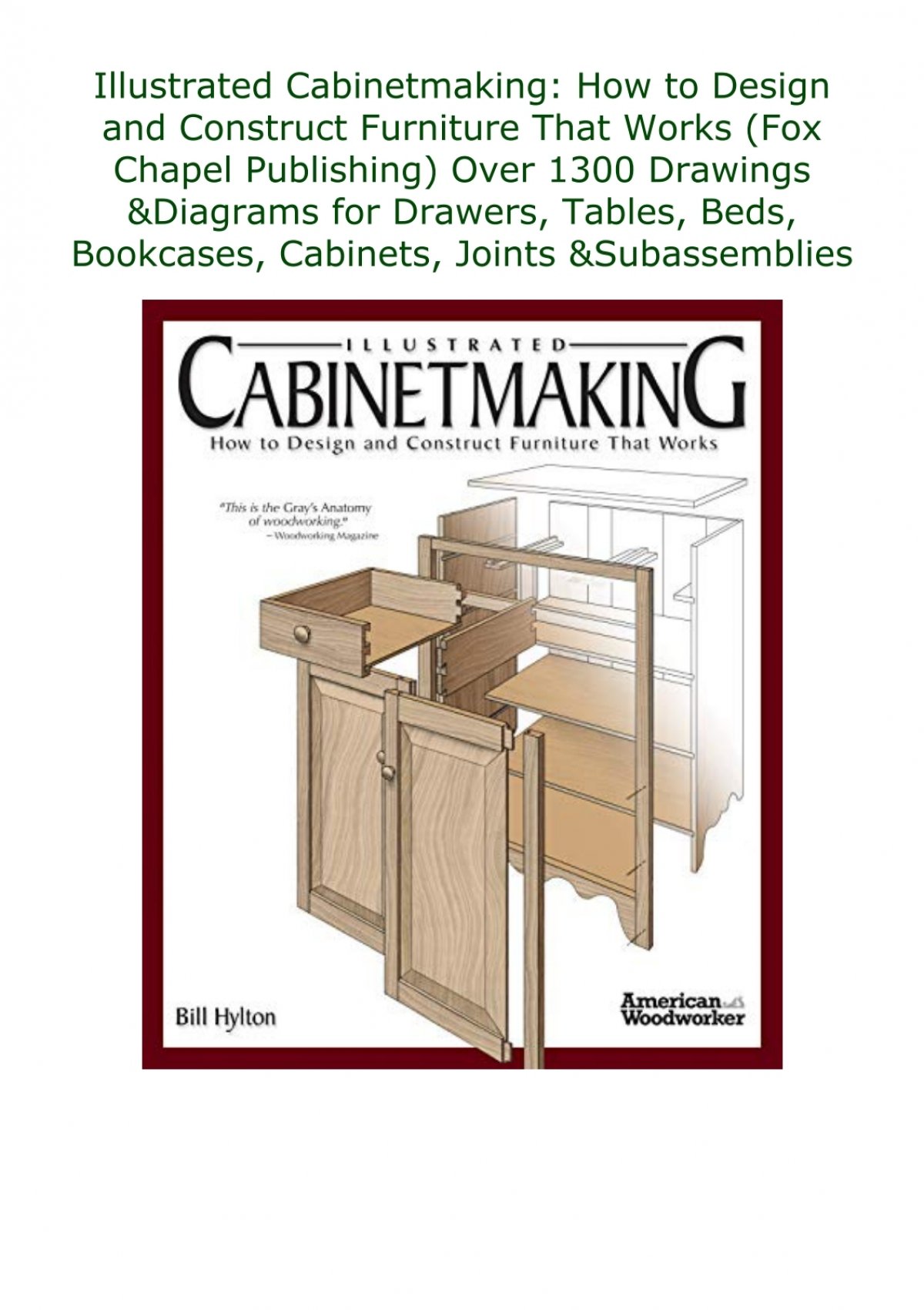 illustrated cabinetmaking pdf download