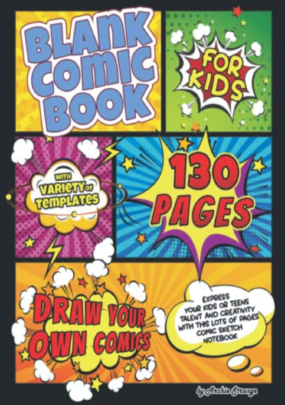 Download free [PDF] Blank Comic Book for Kids with Variety of Templates