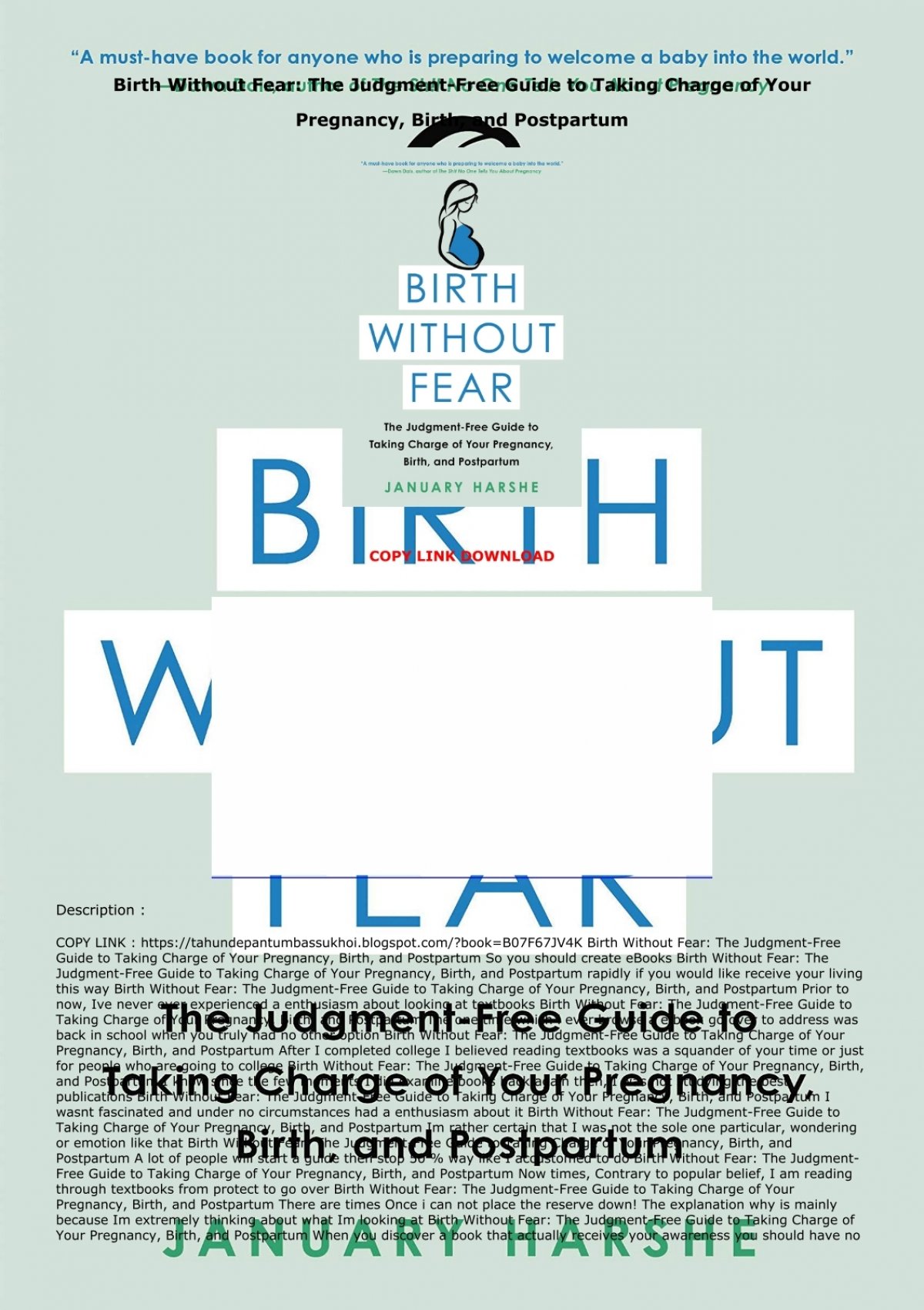 GET (?PDF?) DOWNLOAD Birth Without Fear: The Judgment-Free Guide to ...