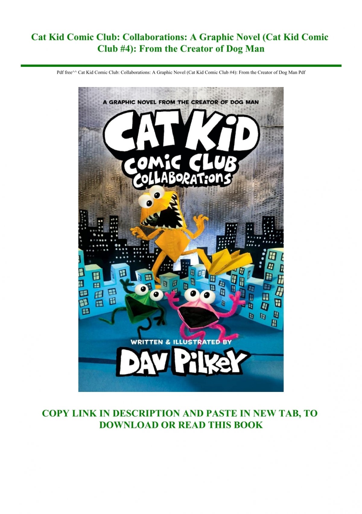 Dog Man and Cat Kid: A Graphic Novel (Dog Man #4): From the