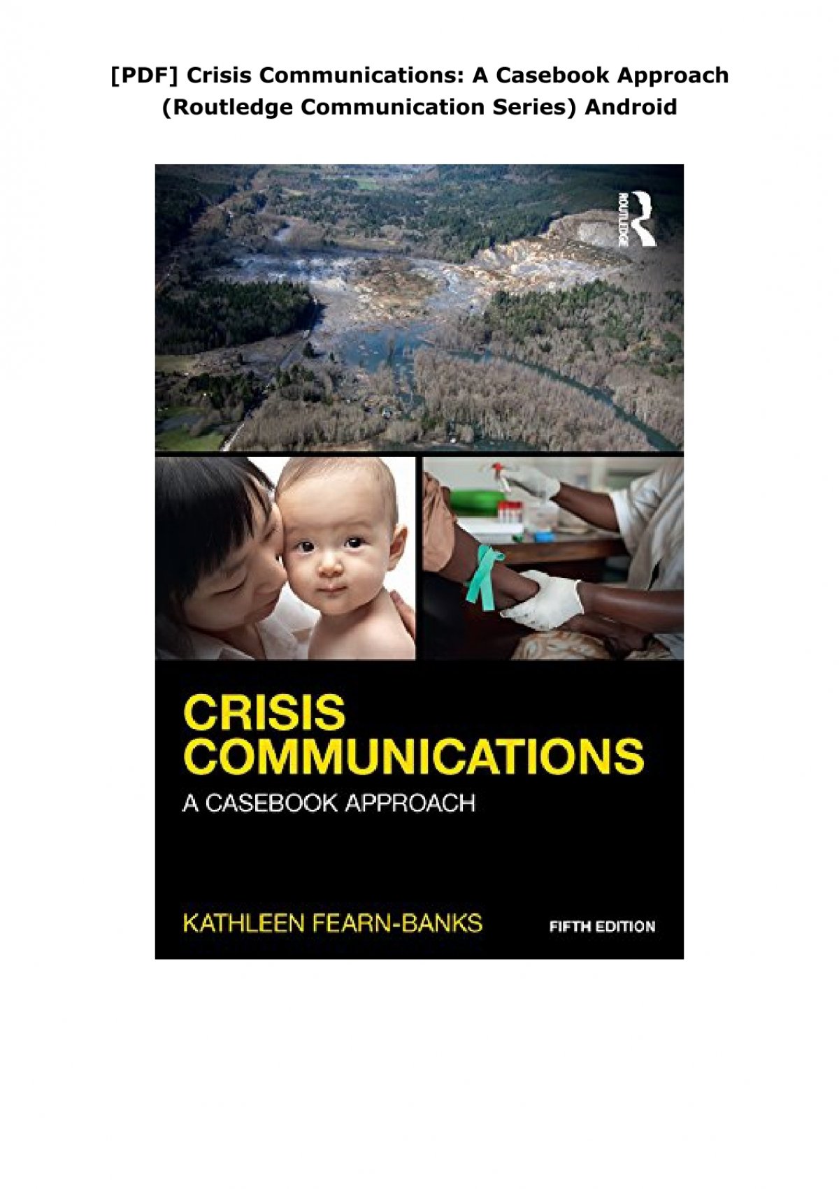 PDF] Crisis Communications: A Casebook Approach (Routledge 