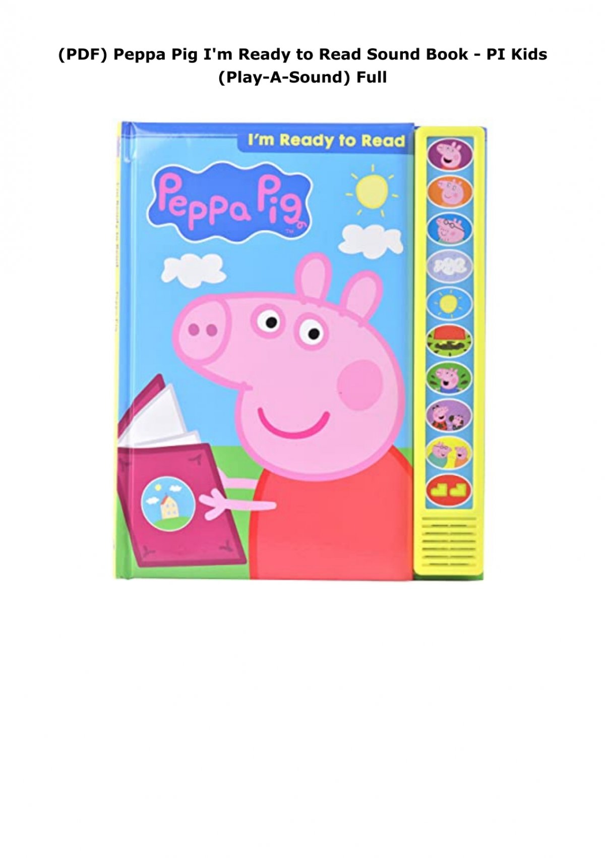 Peppa Pig: My First Smart Pad Library 8-Book Set and Interactive Activity  Pad Sound Book Set