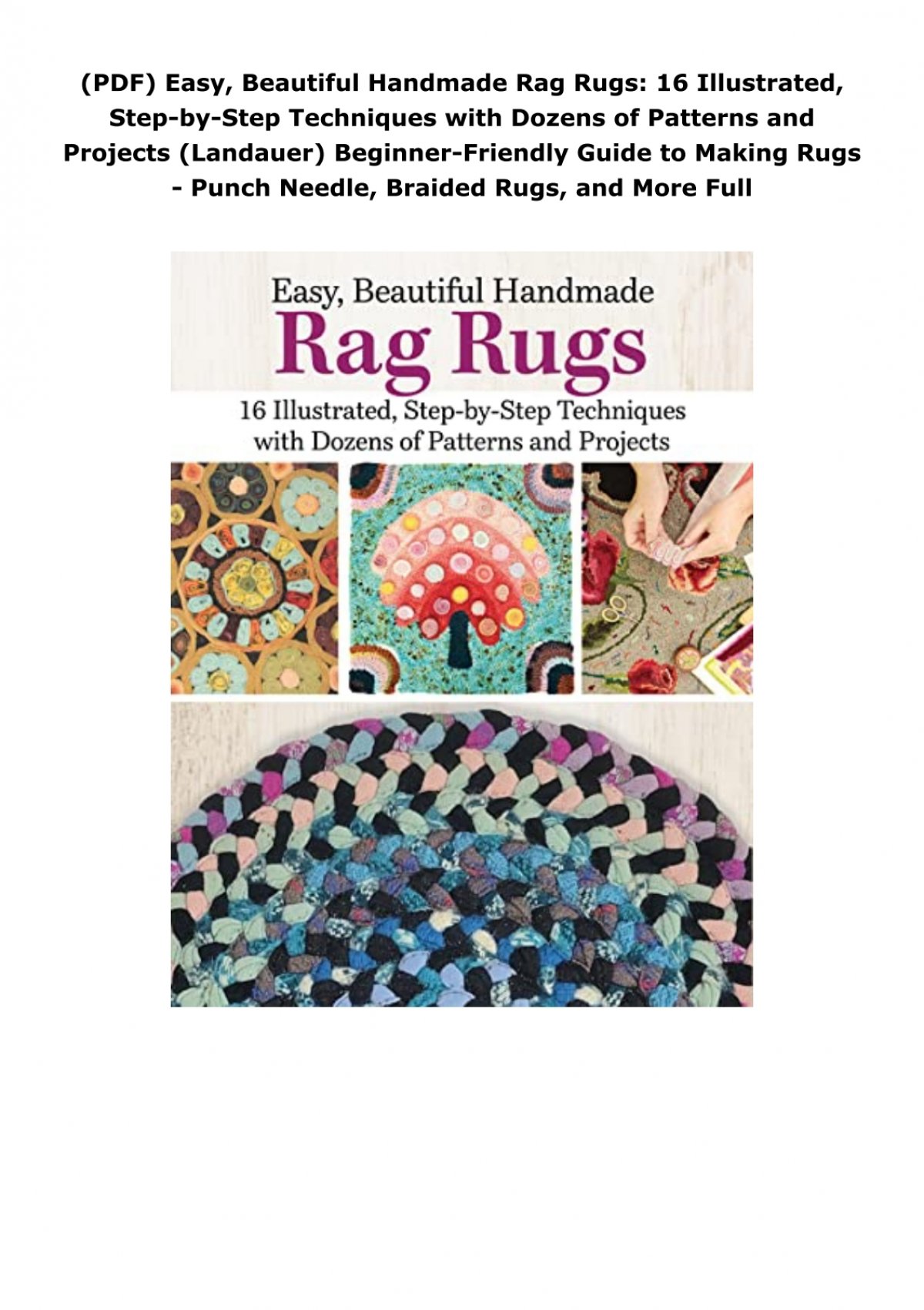 Rag Rug Tutorials for the Beginner (Easy and Detailed) 