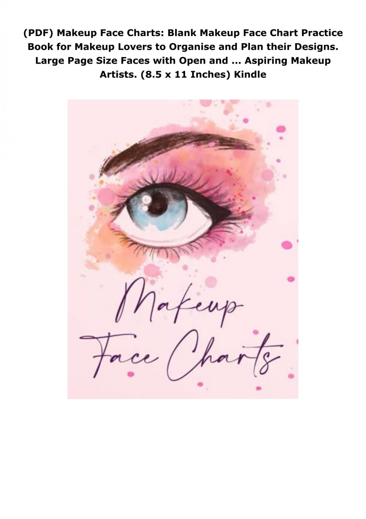 Stream {DOWNLOAD} 📚 Makeup Practice Face Charts: Blank Face