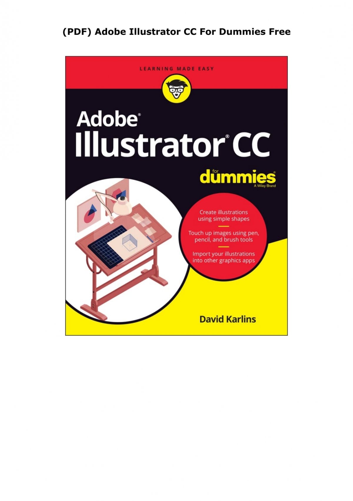 adobe illustrator cc 2017 for dummies pdf download