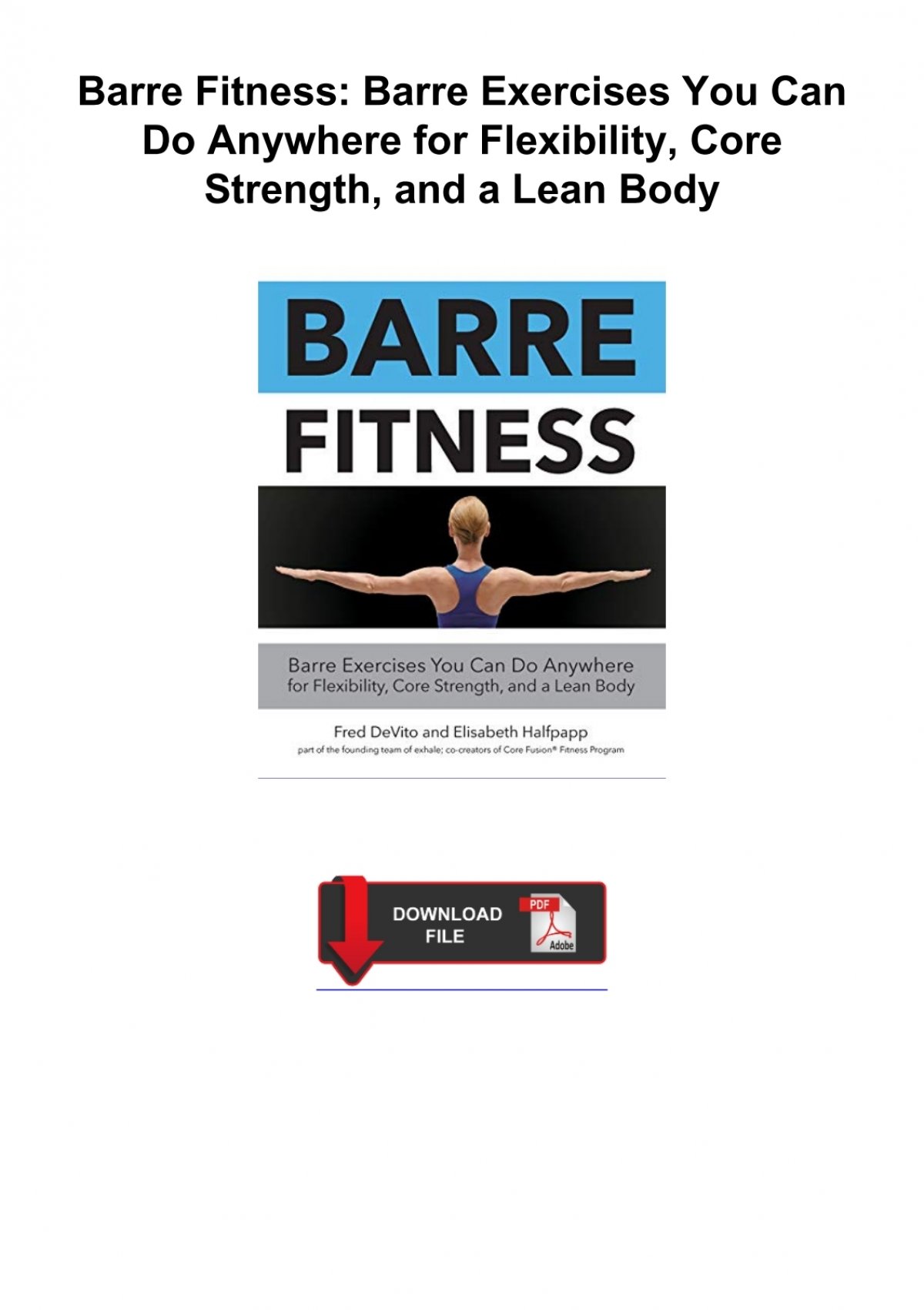 Barre Fitness: Barre Exercises You Can Do Anywhere for Flexibility