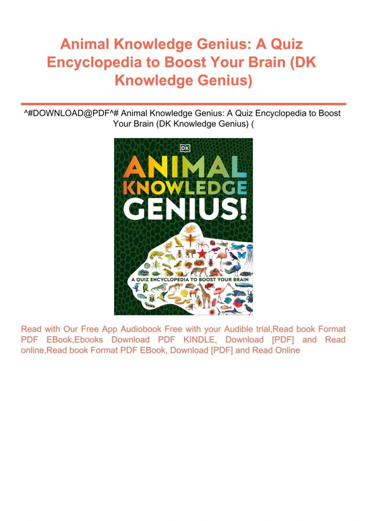 Knowledge Genius!: A Quiz Encyclopedia to Boost Your Brain (DK Knowledge  Genius)