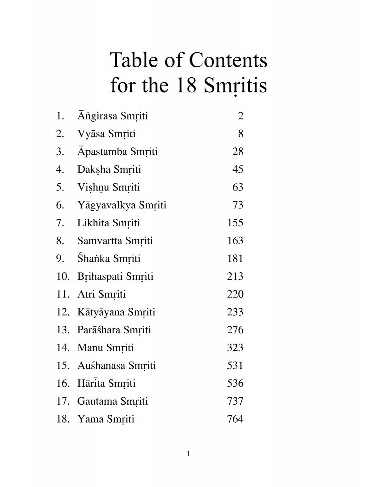 Download All 18 Smritis In One File Maharishi University Of