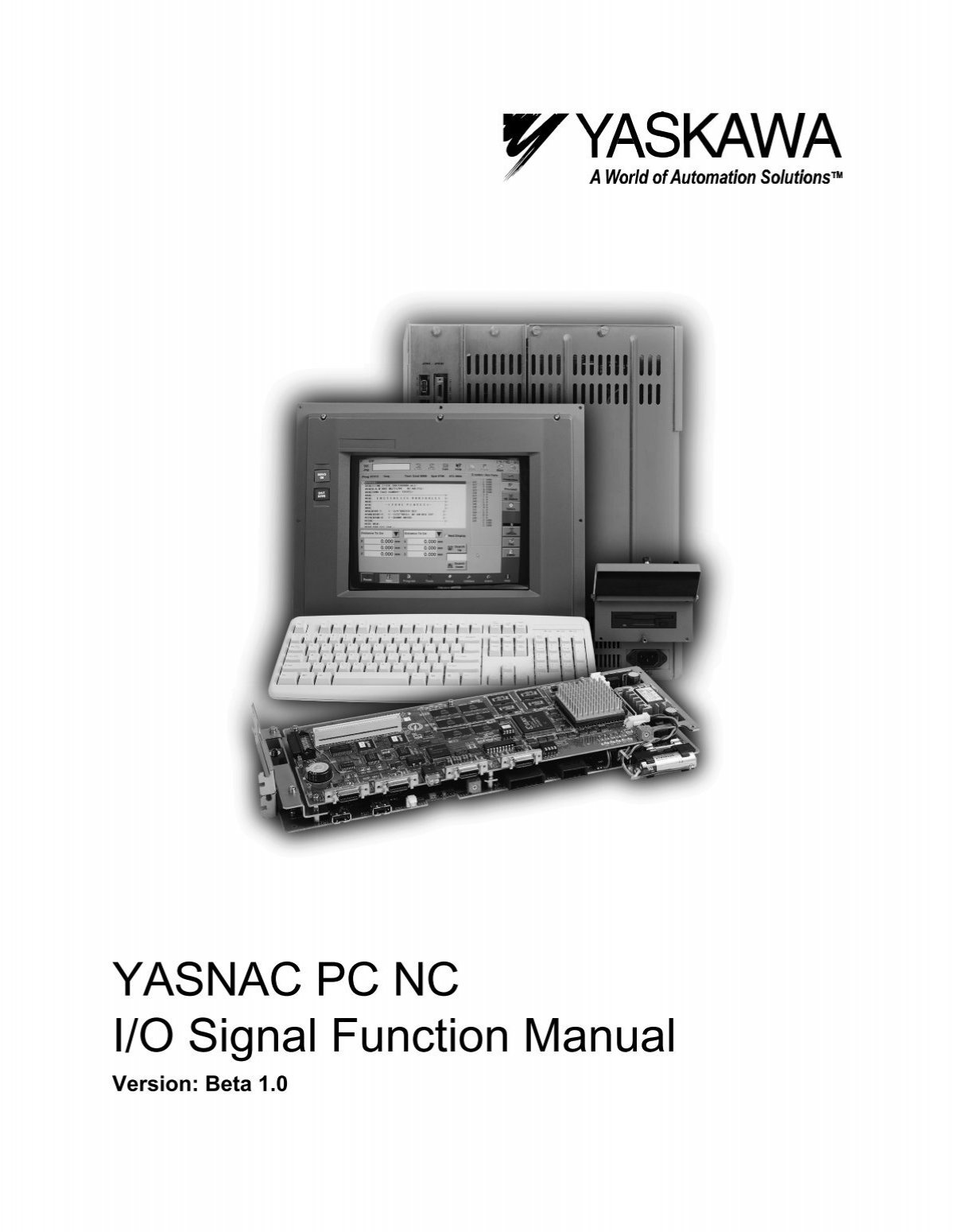 YASNAC PC NC I/O Signal Function Manual - Yaskawa