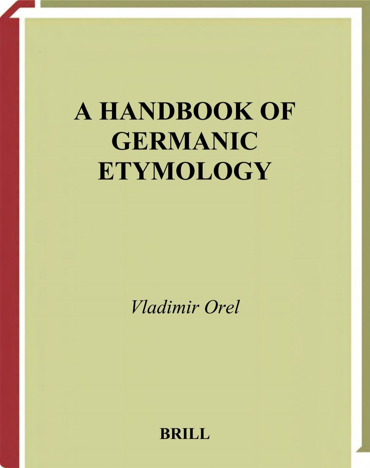 A HANDBOOK OF GERMANIC ETYMOLOGY - Turuz.info