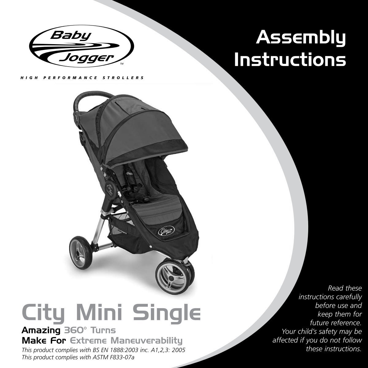 baby jogger city mini front swivel wheel